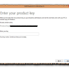 Enter product Key