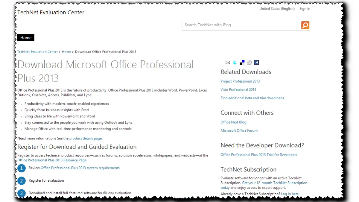 ms office professional plus 2013 trial download