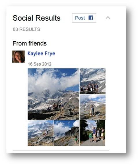 Facebook Bing Sidebar