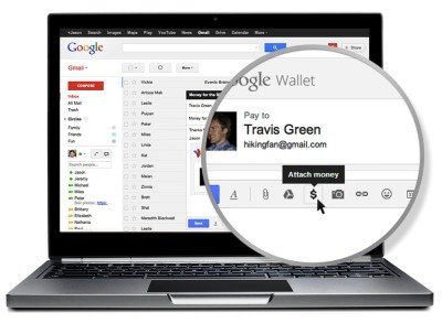 Google wallet with gmail