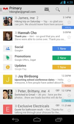 Mobile Gmail