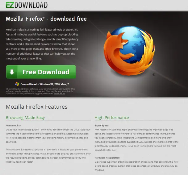 bogus ads_free_download_mozilla_firefox installcore