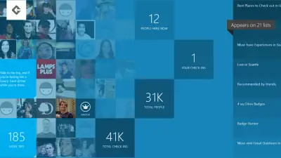 Foursquare for Windows 8