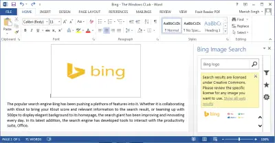 Bing Image Search