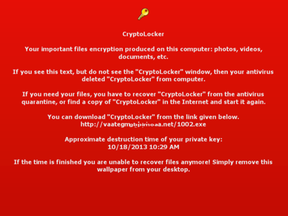 CryptoLocker variant now spreads via Removable Drives
