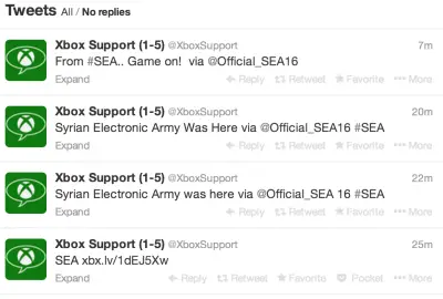 Xbox Support Twitter Account Briefly Hijacked by SEA