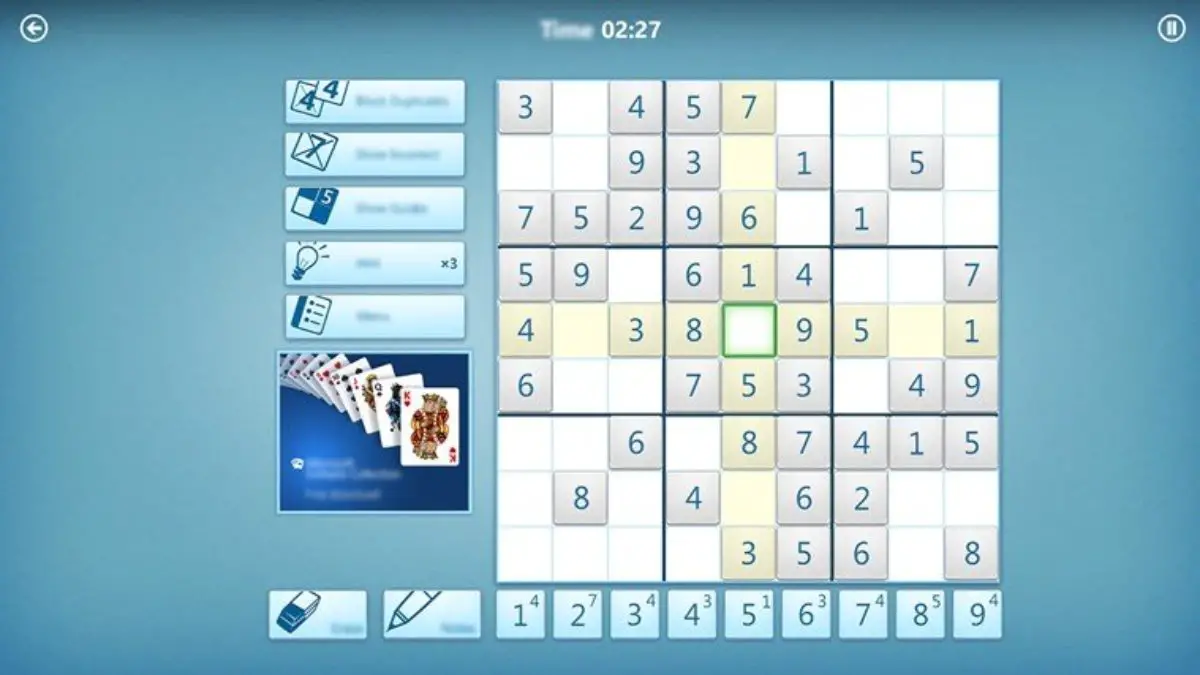 Download Microsoft Sudoku for PC / Windows