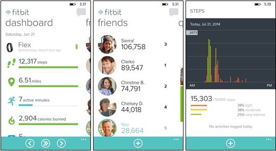 Fitbit for Windows Phone