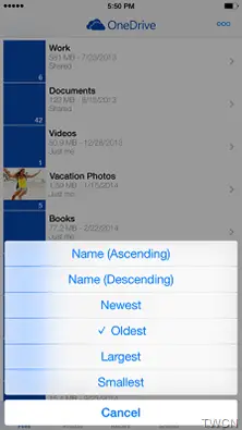 IOSOneDriveSort