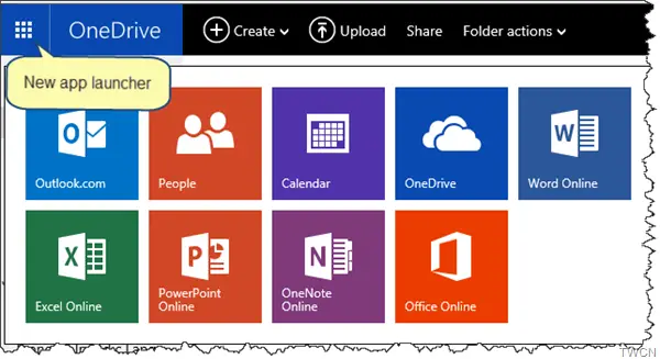 OneDrive header