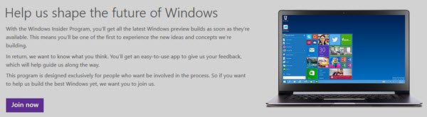 Windows Insider Program