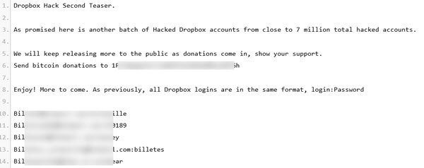 Dropbox hacked