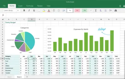 Windows 10 PC Excel