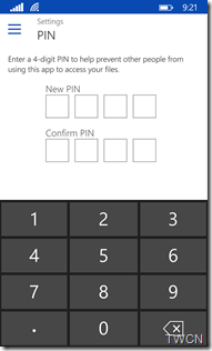 WPOneDrive-PIN