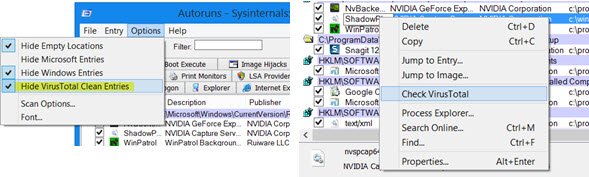 autoruns-virustotal