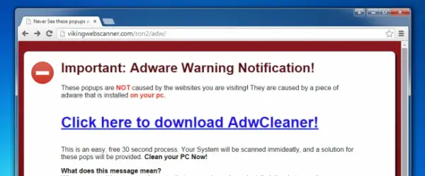 Scammers are pushing a fake version of AdwCleaner