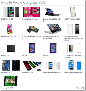 MWC2015Devices