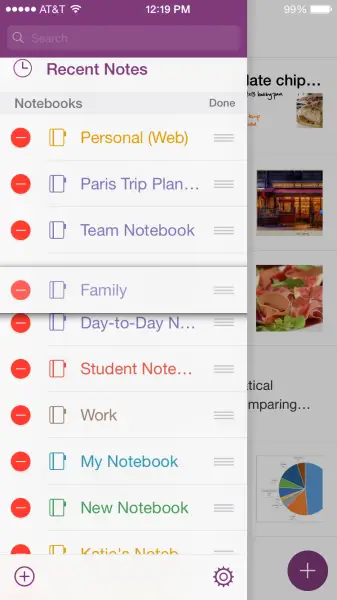 OneNote for iPhone 2
