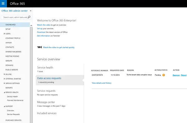 Office 365 Customer Lockbox