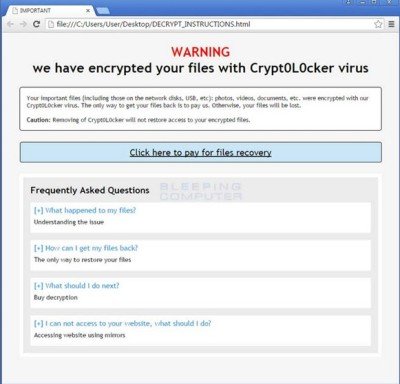 Crypt0L0cker Ransomware