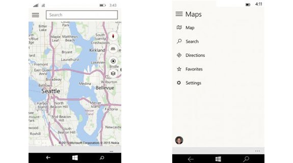 Windows 10 Maps for Phone