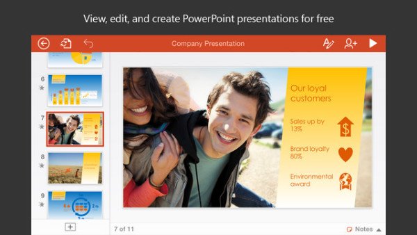 microsoft powerpoint ipohne