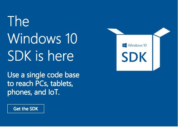 Microsoft releases Windows 10 SDK for Developers