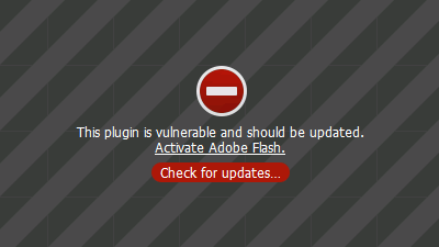 adobe flash player blocked in mozilla