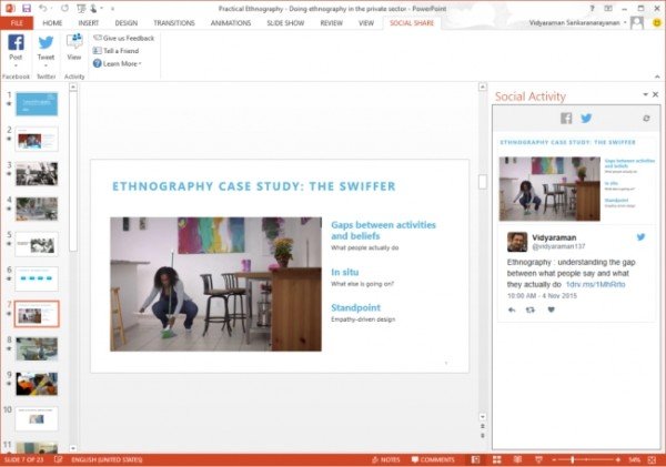 social share powerpoint