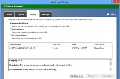 Microsoft Windows Defender