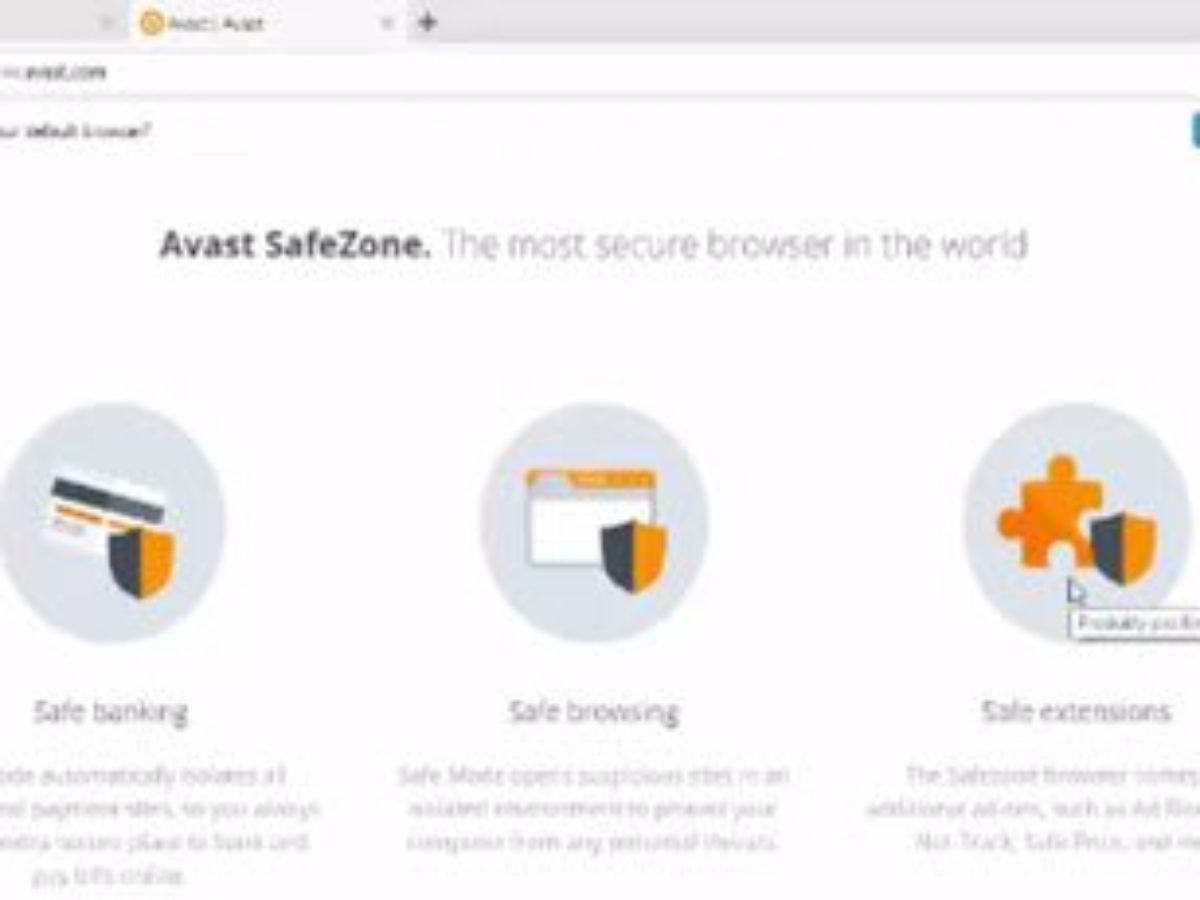 is avast safe zone browser good