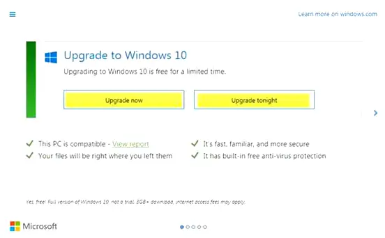 Windows 10 Upgrade