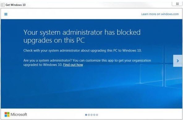 Windows 10 ad mocks System administrators