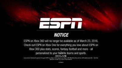 ESPN for Xbox One