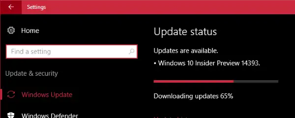 Windows 10 Build 14393