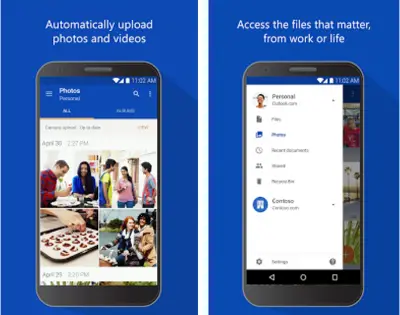 OneDrive Android app can preview Office documents