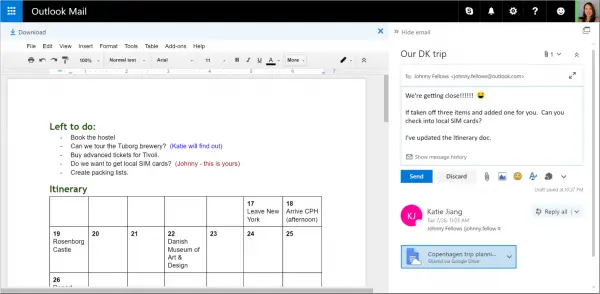 Outlook.com adds support for Google Drive and Facebook