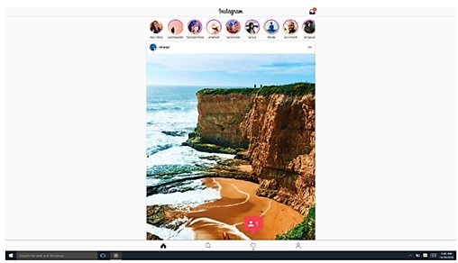Instagram app for Windows 10 PC
