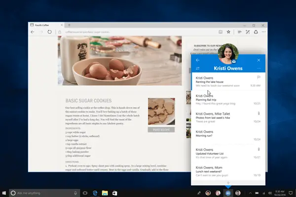 Windows 10 MyPeople feature