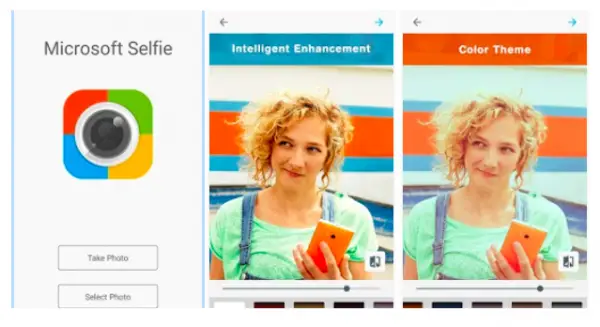 Microsoft Selfie app for Android