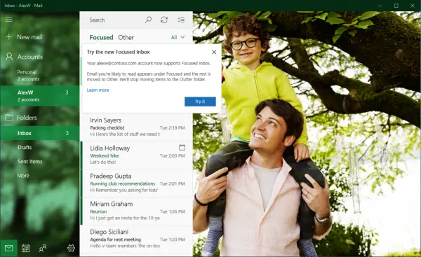 inbox app for windows 10