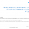 Windows 10 & Server 2016 Security Auditing & Monitoring