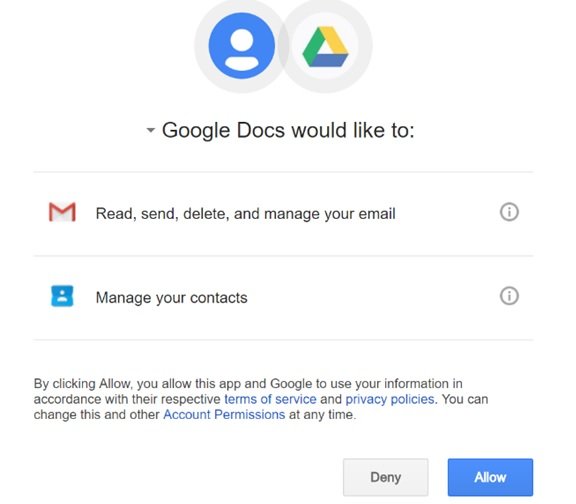 Google Docs phishing scam