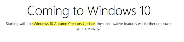 windows 10 autumn creators update