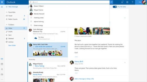 Join the new Outlook.com beta now and experience the new features