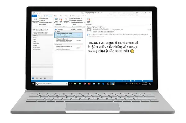 Microsoft will now support email addresses in Indian languages