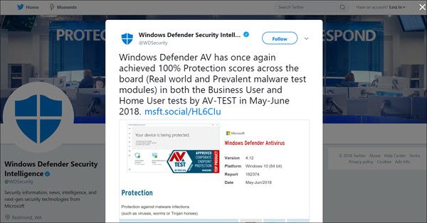 Windows Defender AV