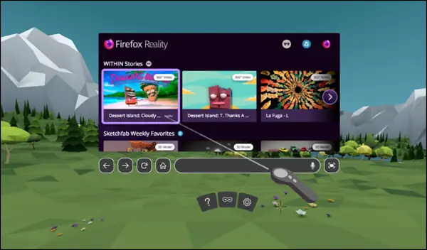 Mozilla Firefox Reality browser