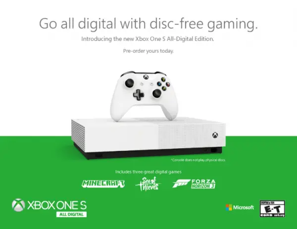 Xbox One S All Digital Edition