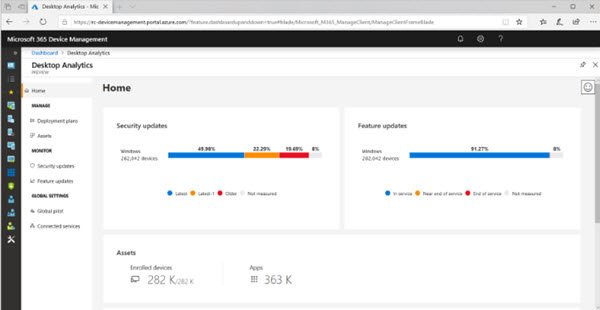 Desktop Analytics for Windows 10